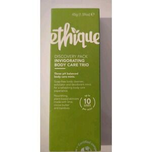 ETHIQUE DISCOVERY PACK INVIGORATING BODY CARE 3 MINI BARS PH BALANCED‎